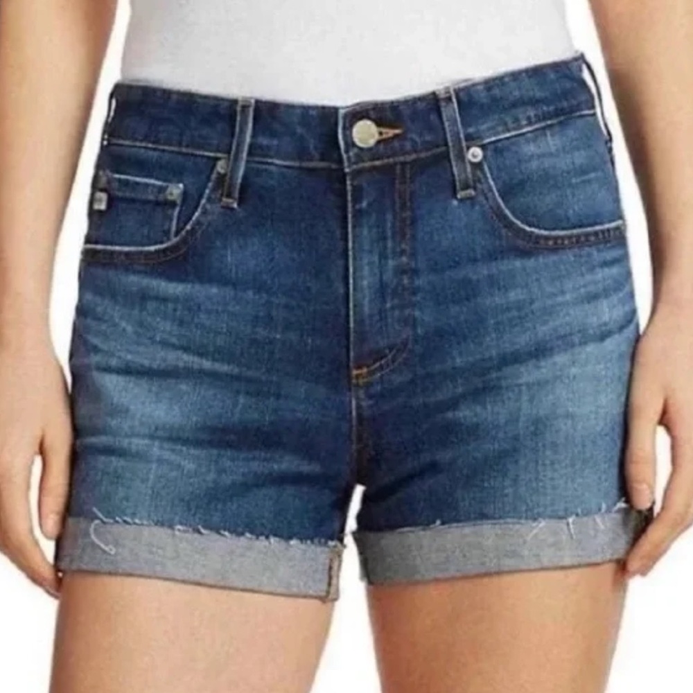 AG Adriano Goldschmied Hailey Ex-Boyfriend Roll-Up Short, size 24R.